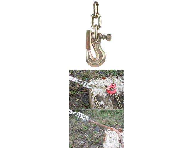 Crochet plat (7 mm) avec barrure PCA-1282